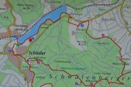 Karte Schiedersee